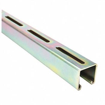 GRAINGER APPROVED Strut Channel Steel Overall L 10ft, 2HAN6