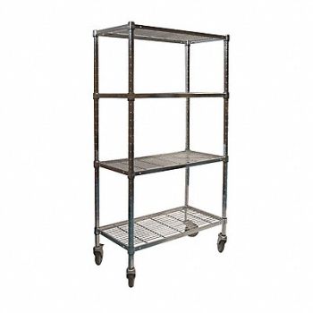 GRAINGER APPROVED Wire Shlvng 24x70x48in Shlf Cap 300lb, 2HDF1