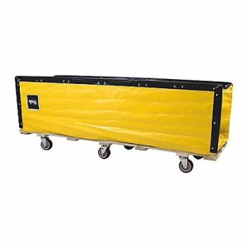ROYAL BASKET TRUCKS Open End Flatwork Truck 85 yellow, 2HEH2