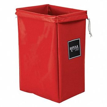 ROYAL BASKET TRUCKS Hamper Bag 30 gal Red Vinyl, 2HEJ2