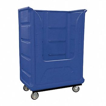 ROYAL BASKET TRUCKS Poly Bulk Truck 48 cu ft Blue, 2HEJ7
