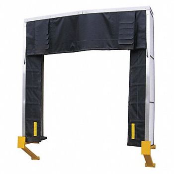 GRAINGER APPROVED Dock Shelter 18 In For 10 Ft Doors, 2HER2