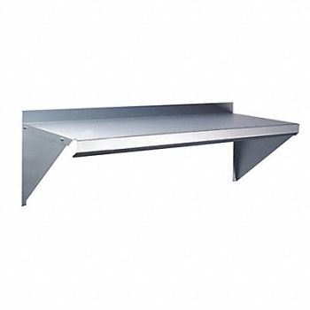 GRAINGER APPROVED Wall Shelf 13inx12inx48in ShlfCap 100lb, 2HFY2