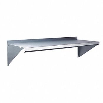 GRAINGER APPROVED Wall Shelf 13inx12inx60in ShlfCap 100lb, 2HFY3