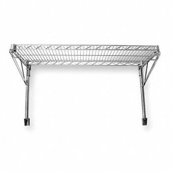 GRAINGER APPROVED Wire Wall Shelf 14x14x36in ShlfCap 250lb, 2HGD2