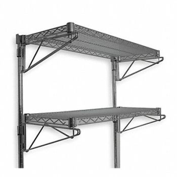 GRAINGER APPROVED Wire Wall Shelf 34x18x60in ShlfCap 125lb, 2HGE6