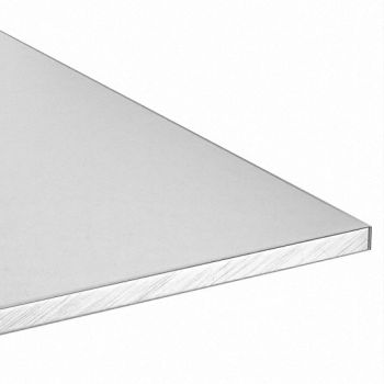 GRAINGER APPROVED Aluminum Plate 6061 24 in Overall L, 2HGR9