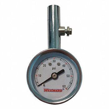 WESTWARD Dial Tire Press Gauge 0 to 60 psi, 2HKY6