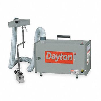 DAYTON Industrial Air Cleaner 10 ft Arm L, 2HNT7