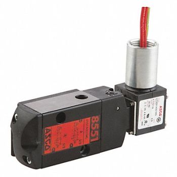 ASCO Solenoid Valve 3/2 to 5/2 1/4 In 24VDC, 2HTP4