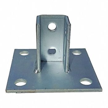 GRAINGER APPROVED Post Bases Steel Overall L 6in, 2HZD8