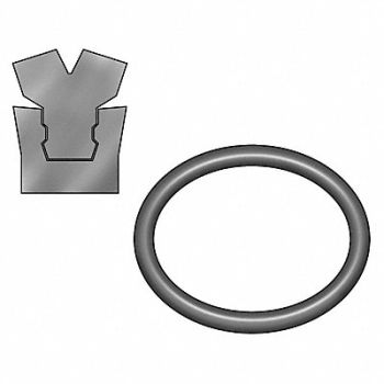 GRAINGER APPROVED Rod Seal Rod Dia 5 Nitrile, 2HZT8