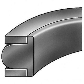 GRAINGER APPROVED Piston T-Seal Bore Dia 6-1/2 Nitrile, 2JAY7