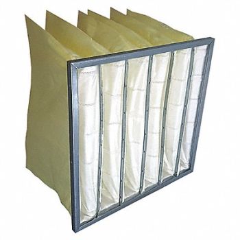 AIR HANDLER Pocket Air Filter 24x24x12 MERV 14, 2JUW6