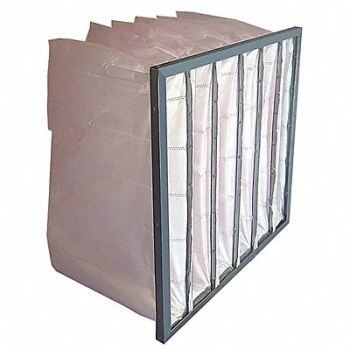 AIR HANDLER Pocket Air Filter 24x24x18 MERV 13, 6B646
