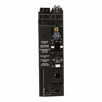 SQUARE D Circuit Breaker 20A Bolt On 277V 1P, 2JWC6