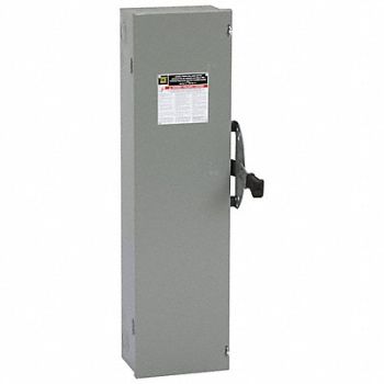 SQUARE D Safety Switch 600VAC 3PDT 100 Amps AC, 2JWD2