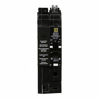 SQUARE D Circuit Breaker 40A Bolt On 277V 1P, 2JWD9