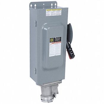 SQUARE D Safety Switch 600VAC 3PST 100 Amps AC, 2JWK2