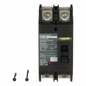 SQUARE D Circuit Breaker 150A 2P 240VAC QD, 2JWY7