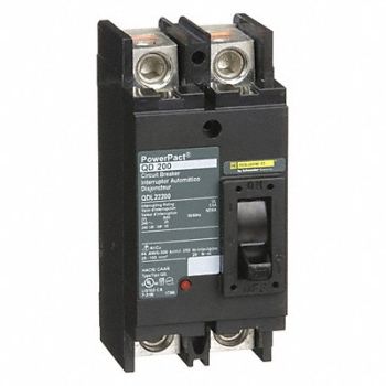 SQUARE D Circuit Breaker 200A 2P 240VAC QD, 2JXA1