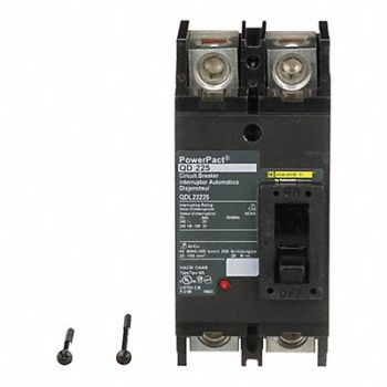 SQUARE D Circuit Breaker 225A 2P 240VAC QD, 2JXA7