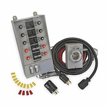 RELIANCE Manual Transfer Switch 30A 125/250V, 2KEP4