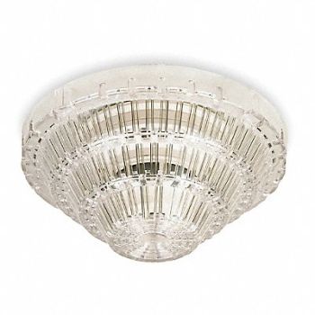 SAFETY TECHNOLOGY INTERNATIONAL Smoke Detector Guard Polycarbonate Flush, 2KFL2