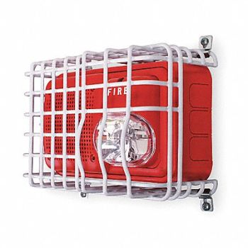 SAFETY TECHNOLOGY INTERNATIONAL Audible/Strobe Guard Steel Wire Surface, 2KFN2