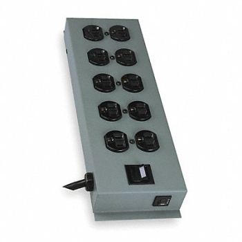 TRIPP LITE PDU 120V 10 Outlet 15 ft Black, 2KGD8