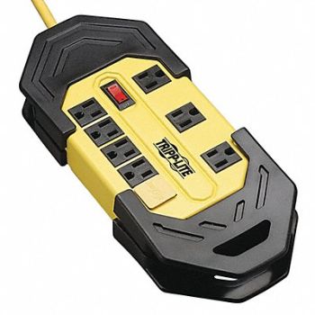 TRIPP LITE Plug-In GFCI w/Cord 25ft 15A Yel/Blk, 2KGE8