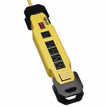 TRIPP LITE Plug-In GFCI w/Cord 9ft 15A Yel/Blk 120V, 2KGF1