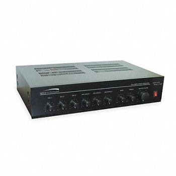 SPECO TECHNOLOGIES Amplifier 120W Mixer, 2KJU7