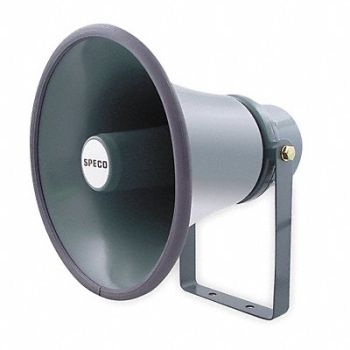 SPECO TECHNOLOGIES Horn Weatherproof 9 x 8 15W 70/25V, 2KJW4
