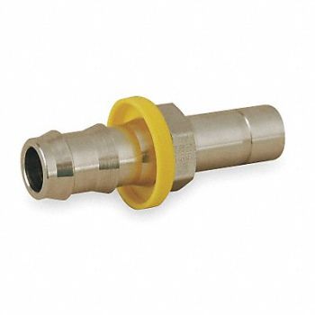 PARKER Adapter 1/2 In Push-Lok x Tube 316 SS, 2KKY5