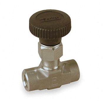 PARKER Needle Valve Straight 316 SS 1/4 In FNPT, 2KLC4