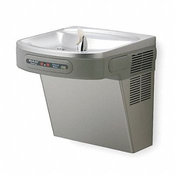 ELKAY Single Drinking Ftn H 19 13/16in Silver, 2KLF5