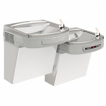 ELKAY Two-Level Drinkng Ftn H 25 5/16 in, 2KLF7