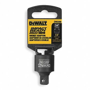 DEWALT Impct Skt Adpt Steel Blk Oxd 1/2 in, 2KLR3