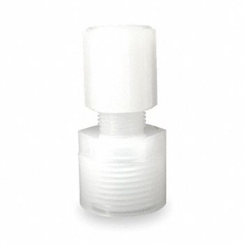 PARKER Female Straight Adapter 45 Deg Flare, 2KNP1