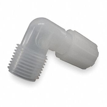 PARKER Elbow 90 Degree 1/2 In Tube Sz, 2KNR4