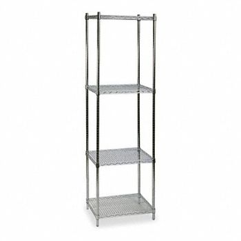 GRAINGER APPROVED Wire Shlv Unit Cap 800 lb 24inx85inx36in, 2KPF8