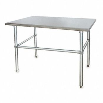 GRAINGER APPROVED Fixed Work Table SS 72 W 30 D, 2KRE2
