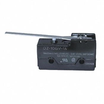 OMRON Snap Switch 10A DPDT Hinge Lever Low OT, 2KRT4