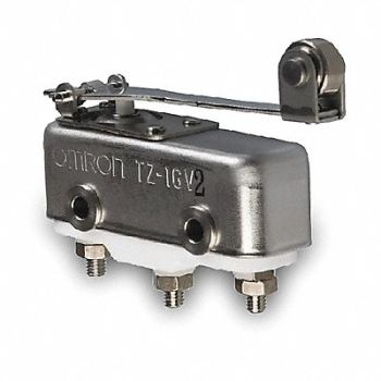 OMRON Snap Switch 1A SPDT Hinge Roller Lever, 2KRU3