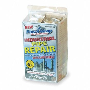 FERNCO Pipe Repair Kit 4 W x 252 L Gray, 2KUT5
