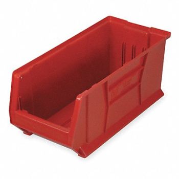 QUANTUM STORAGE SYSTEMS E4544 Bin Red Polypropylene 10 in, 2KVW9