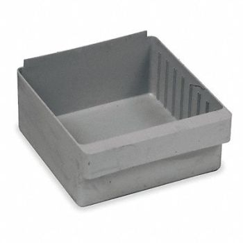 QUANTUM STORAGE SYSTEMS D5567 Drawer Bin Gray Polystyrene 4 5/8 in, 2KWC1