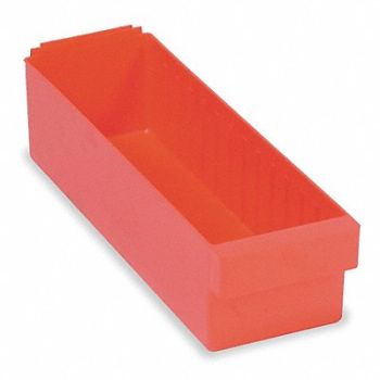 QUANTUM STORAGE SYSTEMS F1578 Drawer Bin Red HIPS 4 5/8 in, 2KWC8