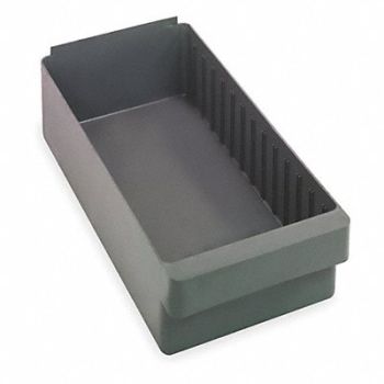 QUANTUM STORAGE SYSTEMS D5568 Drawer Bin Gray Polystyrene 4 5/8 in, 2KWD1